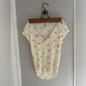 Free People short sleeve henley